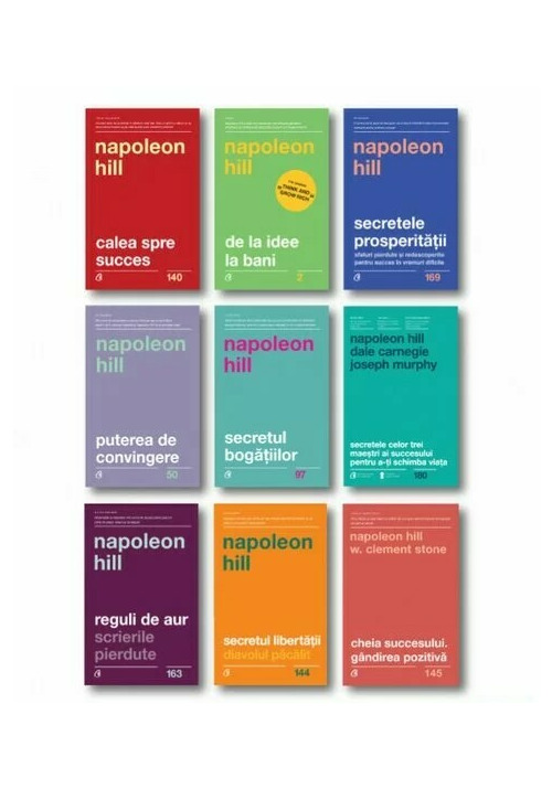 Pachet complet Napoleon Hill - Set 9 carti