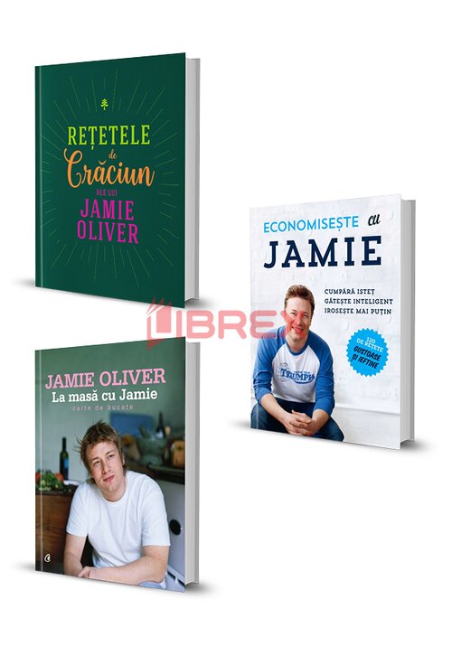 Pachet Jamie Oliver. Set 3 carti Curtea Veche