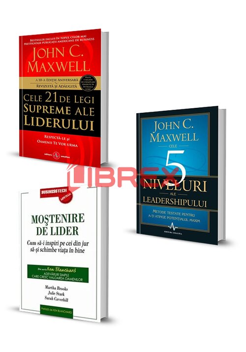 Pachet Lideri de succes. Set 3 carti Librex Publishing