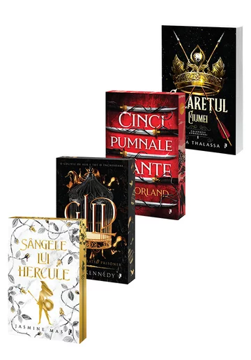 Pachet Sangele lui Hercule + Gild + Cinci Pumnale Frante + Calaretul Ciumei. Set 4 carti