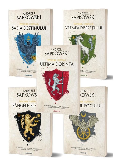 Pachet Seria Witcher – Set 5 volume librex.ro poza 2022