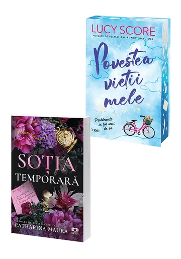Pachet Sotia temporara + Povestea vietii mele . Set 2 carti