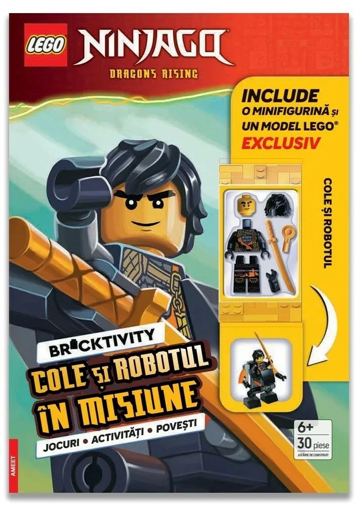 LEGO (Bricktivity Ninjago ) - Cole si Robotul in misiune