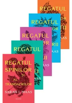 Seria ACOTAR - Regatul spinilor si al trandafirilor. Set 5 volume