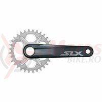 Angrenaj pedalier Shimano SLX FC-M7100-1, fara foaie, brat 175mm, pt. 12 vit. pe spate, Hollowtech 2,