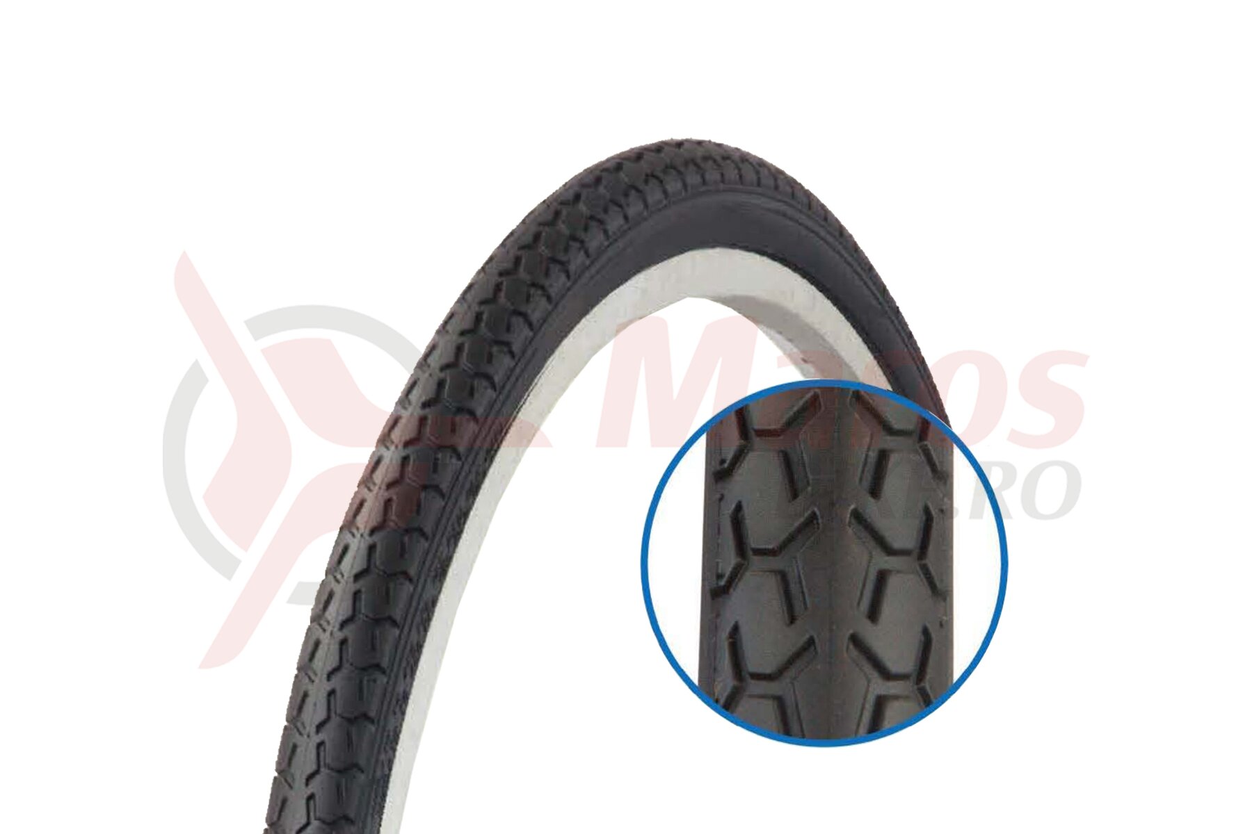 Boost Andes Variant Anvelopa Bicicleta Colinelli ZY-008 - 27 x 1-3/8 Inch, Negru