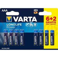 Baterie alcalina R3 (AAA) 8 buc/blister High Energy Varta