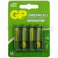 Baterie zinc carbon Greencell GP R6 (AA) infoliat 4 buc/blister