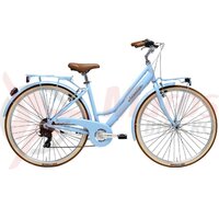 Bicicleta Adriatica Retro Lady 28 albastru deschis