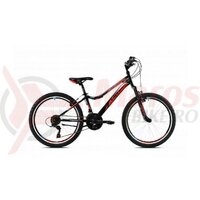 Bicicleta Capriolo 24 Diavolo DX FS black red 13