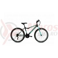 Bicicleta Capriolo 26 Diavolo DX black-turquise 17