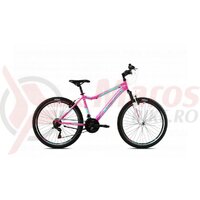 Bicicleta Capriolo 26 Diavolo DX FS pink-turq.