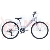 Bicicleta copii Neuzer Cindy Revo - 24” 6v Alb/Albastru-Roz