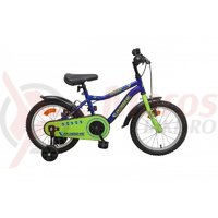 Bicicleta copii Robike Racer 16 albastru/verde