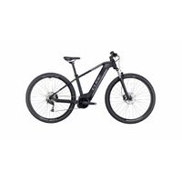 Bicicleta Electrica CUBE REACTION HYBRID PERFORMANCE 500, Black Grey, 2023, Roti 29 inch