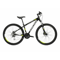 Bicicleta Kross HEXAGON 5.0, Roti 29 inch, Negru Lime - Gri