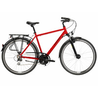 Bicicleta Kross TRANS 3.0 M, Roti 28 Inch, Marimea M(19 Inch) Red-Black Glossy