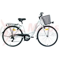 Bicicleta Neuzer dama City 6v JD - MB - 26'' Alb/Violet-Gri