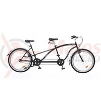 Bicicleta Neuzer Twilight Tandem 3S - 26' Negru