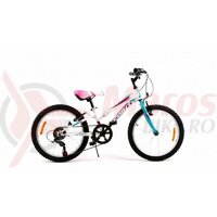 Bicicleta Sprint Calypso 20 6SP 2021, alb mat