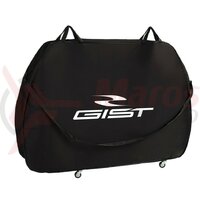 Geanta portbagaj spate pentru MTB/Racing black, padded, w. wheels + stand