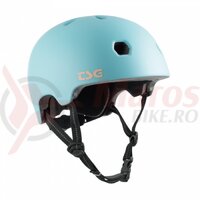 Casca copii TSG Meta Solid Color - Satin Blue Tint