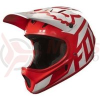 Casca Fox MTB-Helmet Rampage Race Helmet red/white
