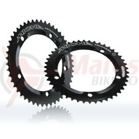 Placa pedalier Miche Pista Advanced BCD 144 58T, negru, 1/8
