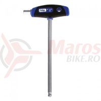 Cheie Cyclus hexagonala 2mmx100mm cu cap sferic si maner in T-grip