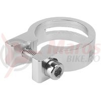 Colier sa surub/ silver 31.8 mm