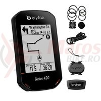 Computer Bryton Rider 420T GPS set (CAD+HRM)