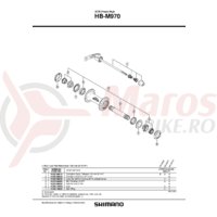 Con Shimano HB-M970 si contrapiulita cu garnitura pentru praf