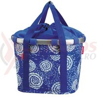 Cos spate albastru cu model 35X28X26 cm, 15 L, 800 G