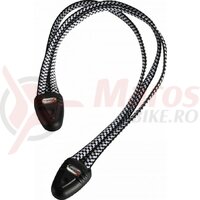 Elastic portbagaj Ostand CD-05, triplu, cu sistem de fixare la portbagaj, negru/alb, 48cm