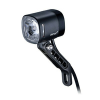 Far Infini I-600P2F pentru E-bike, 1led, 50 Lux, 2W DC 6-36V, montare furca sau pipa, suport si cablu 1200mm, negru, 70gr. AM
