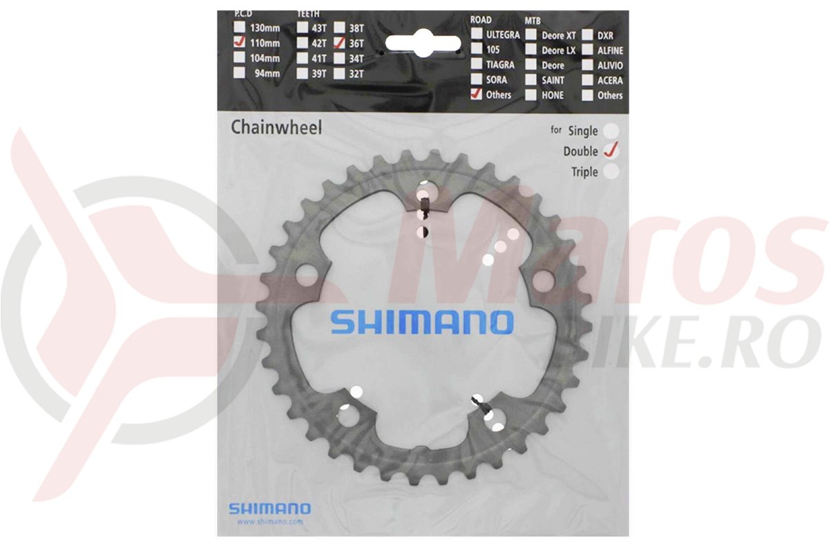 Foaie Shimano Fc Cx50 36t Argintie