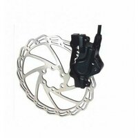 Frana disc hidraulica Saccon DH 50, spate, rotor 160mm, conducta 1400mm, neagra