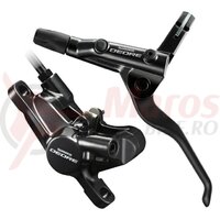 Frana pe disc Shimano Deore BL-T6000(L) BR-M6000(F) J-KIT fara adaptor placute resin (fara aripioare de racire) furtun 1000mm negru