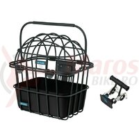 Cos bicicleta fata Luna aluminium 30x38x43cm w. handlebar m.