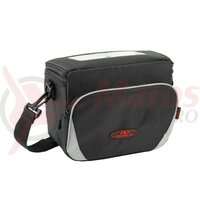 Geanta ghidon Norco Dakota negru, 21x17x15cm, fara adaptor ghidon