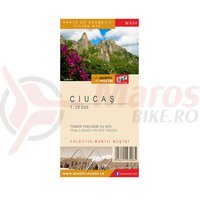 Harta de drumetie muntii Ciucas 1:25 000