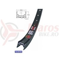 Janta Db.Sun Big Fat Rim black 406, 23.2mm, 48H, disc