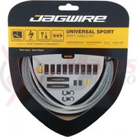 Kit bowden schimbator Jagwire Universal Sport (UCK222) diam.4,5mm Lex alb impletit 2700mm