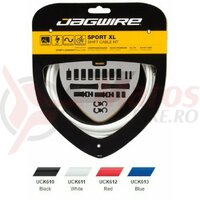 Kit bowden schimbator Jagwire Universal Sport XL (UCK612) diam.4mm CGX-SL, rosu, 4000mm (include toate piesele necesare montarii) AM