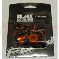 Kit pentru pedale Funn Black Magic (32 cuie schimbabile portocalii, cheie 4mm)