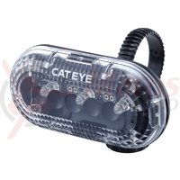 Lampa spate Cateye TL-LD130-F transparent include baterii
