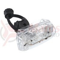 Lampa spate Cateye blitz auto TL-AU330-R cu colier flex tight + batterii