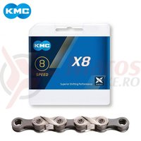 Lant KMC X8 8 viteze MTB 1/2x3/32 116 zale