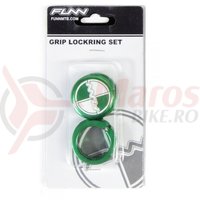 Lock ring cu bar ends FUNN COMBAT laser logo verde