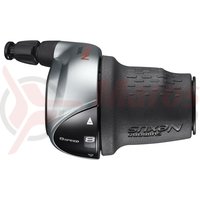 Maneta de schimbatorNexus SL-C6000-8 8v Revo cablu 2355 mm pentru CJ-8S40 argintie